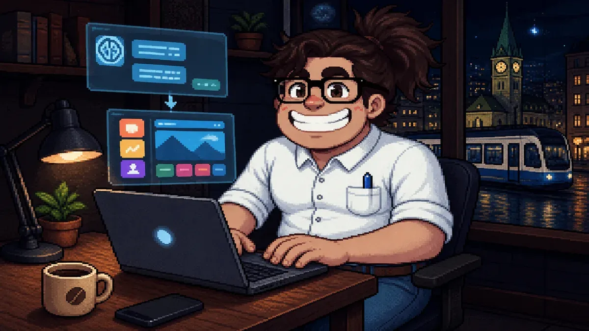 Vibe Coding da Zurigo: ripetizioni 1:1 con strumenti IA al laptop
